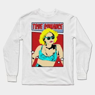 True Romance Pop Art Comic Style Long Sleeve T-Shirt